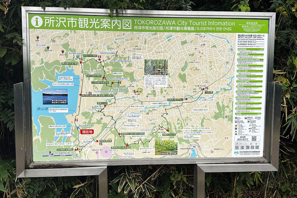 所沢市観光案内図
