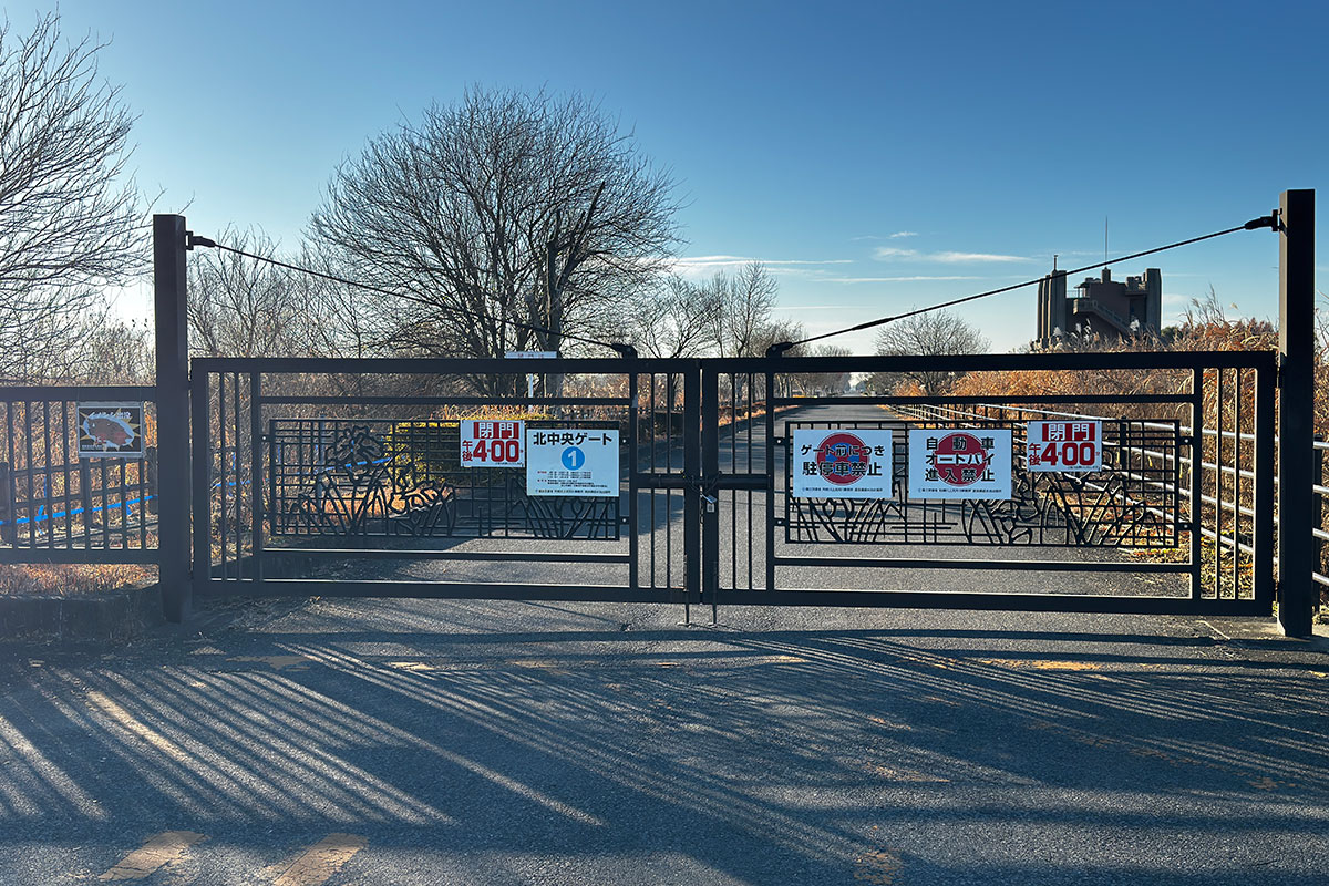 渡良瀬遊水地の北中央ゲート